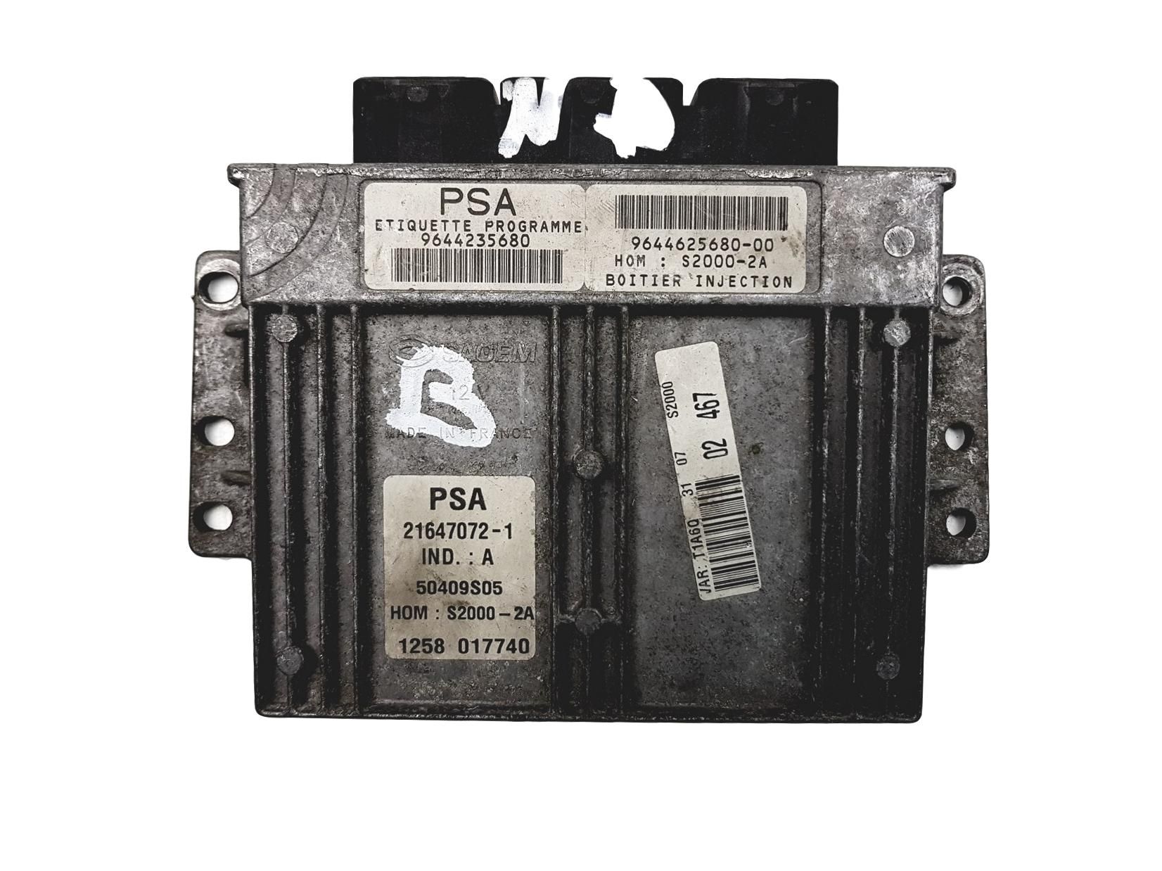 Steuergerät 9644235680 9644625680-00 21647072-1 PSA Sagem main product photo