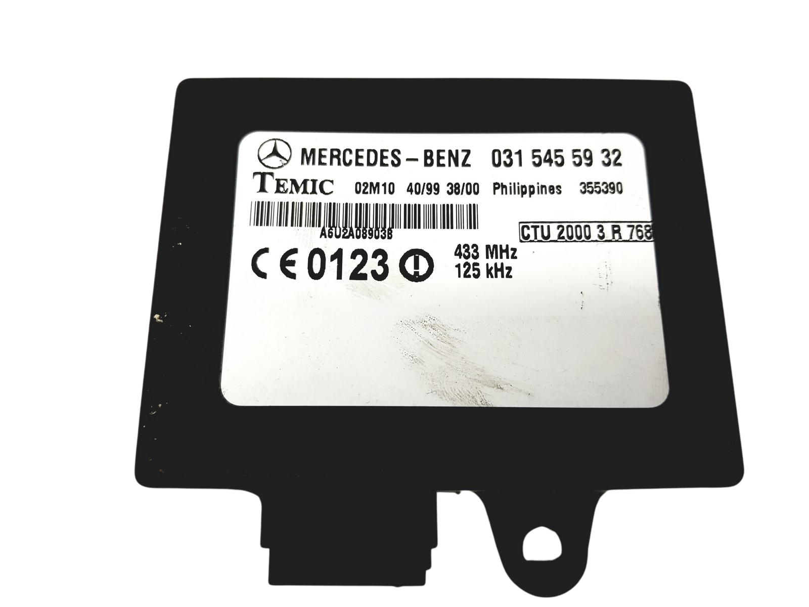 Steuergerät Mercedes 0315455932 Temic main product photo