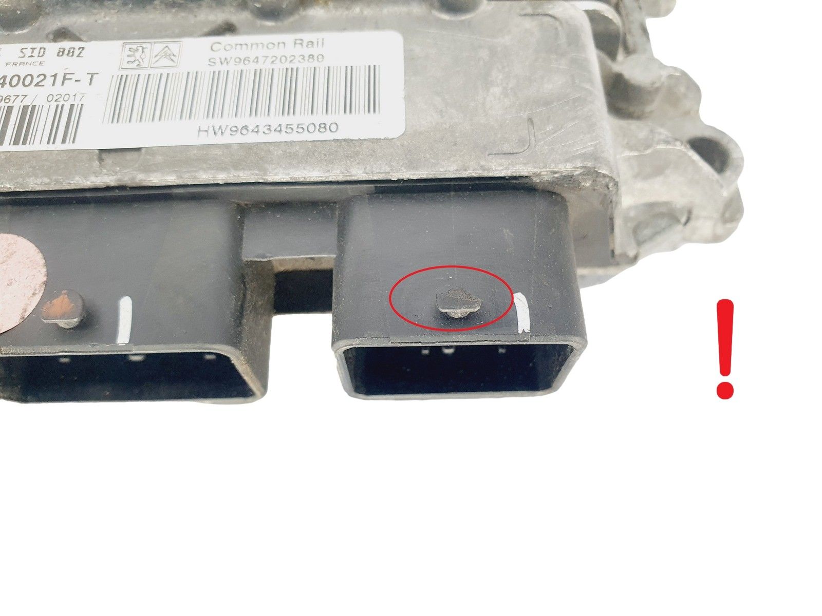 Steuergerät 9647202380 9643455080 5WS40021F-T PSA Siemens 45578 main product photo