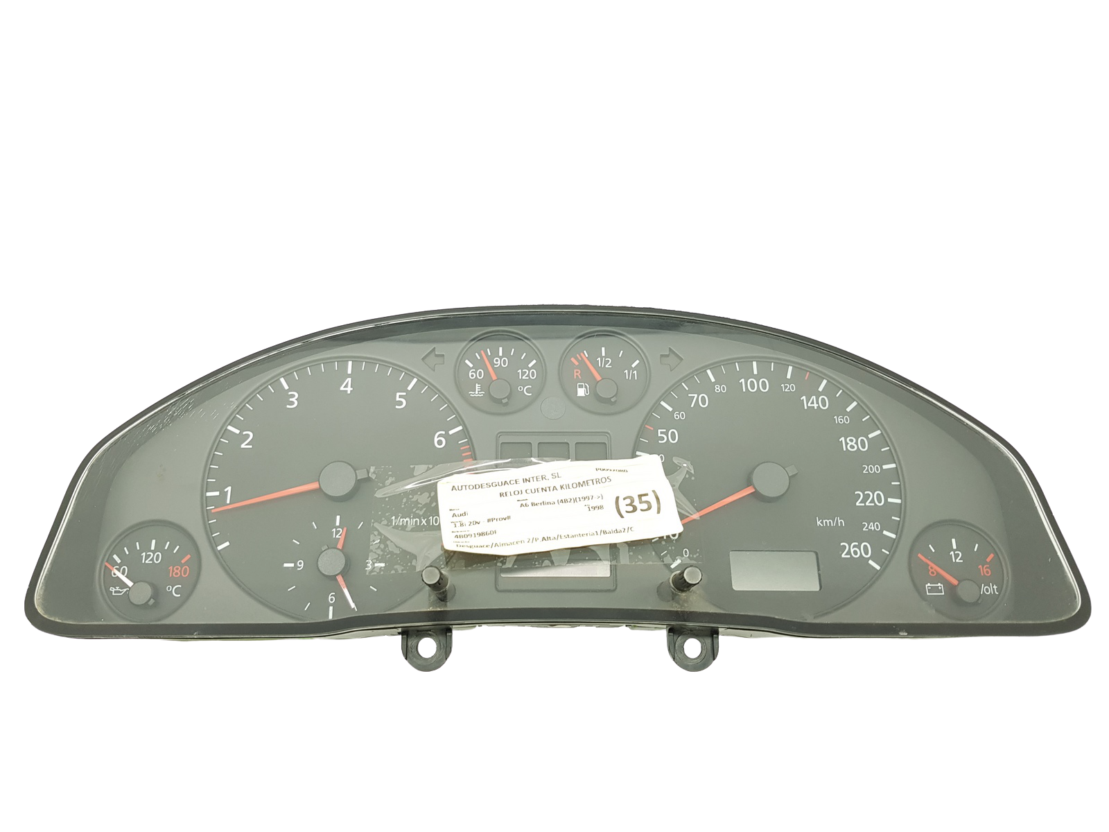 Tacho Kombiinstrument Audi A6 C5 4B0919860F 110008888002 26720 main product photo