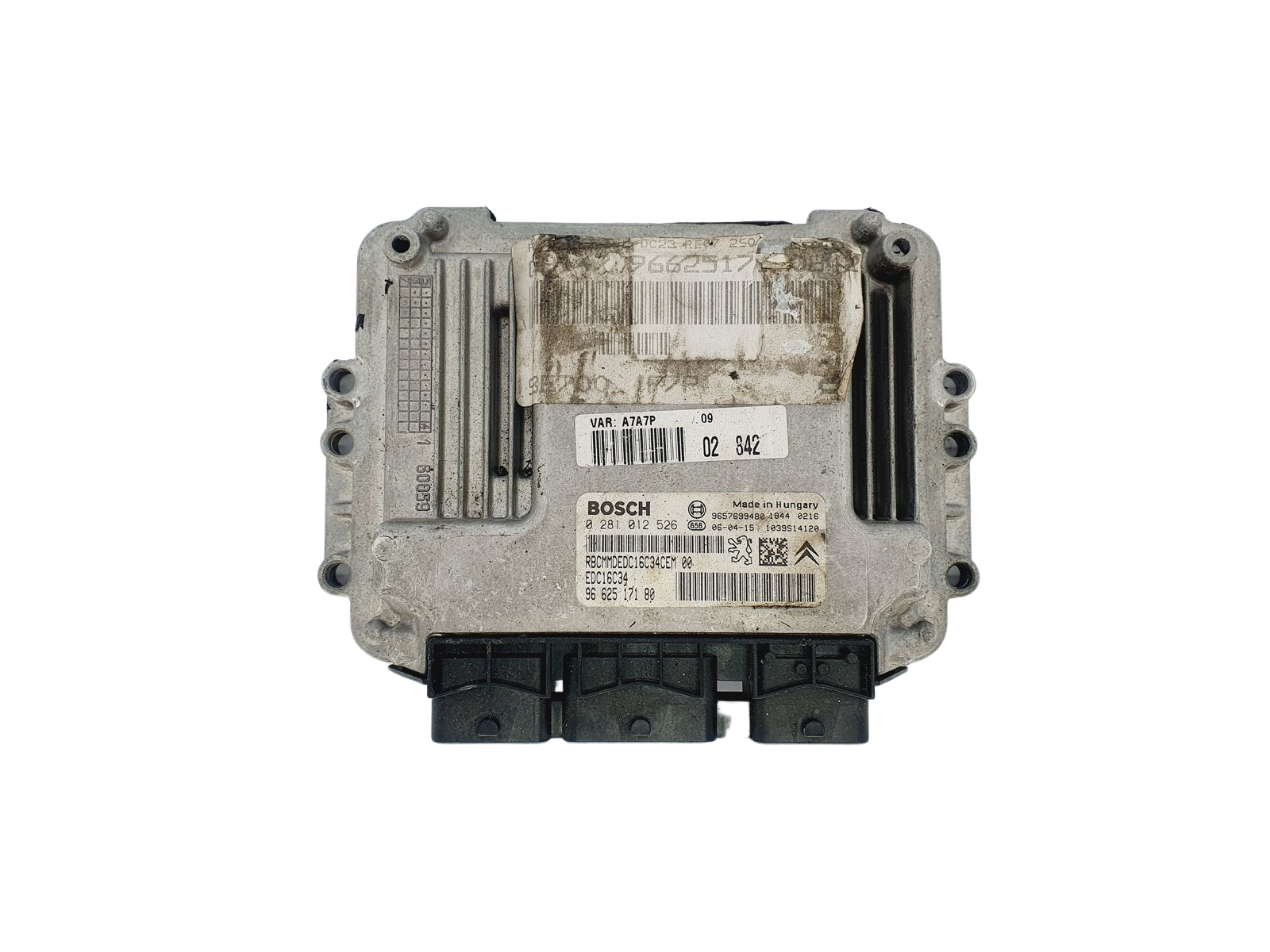 Steuergerät 0281012526 9662517180 9657699480 PSA Bosch 35281 main product photo