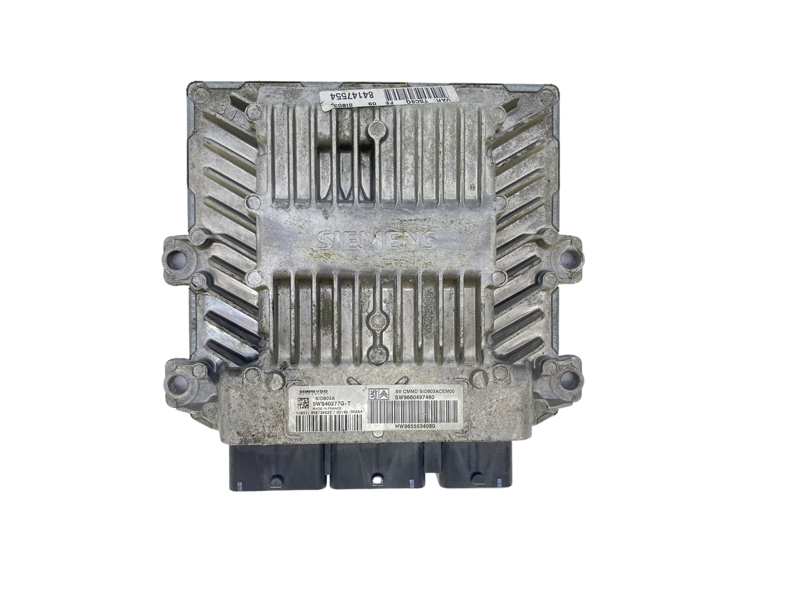 Steuergerät 9660497480 9655534080 5WS40277G-T PSA Siemens 59582 main product photo