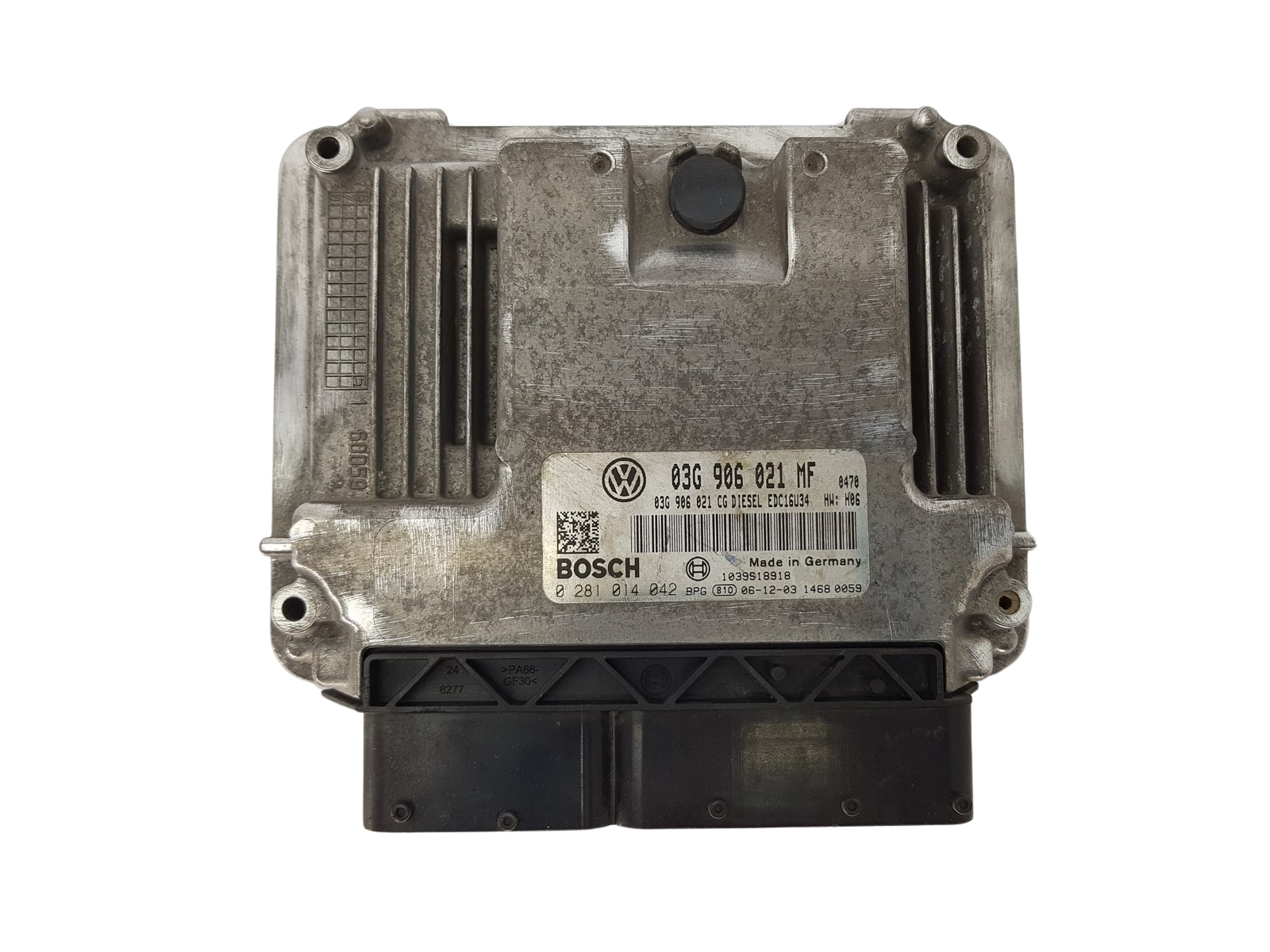 Steuergerät 03G906021MF 0281014042 VW Bosch main product photo