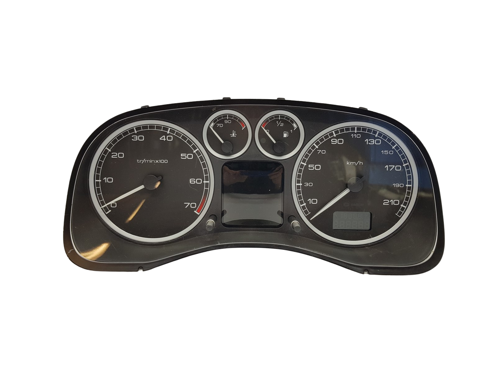 Tacho Kombiinstrument Peugeot 307 9645768480 E 01 2200 main product photo