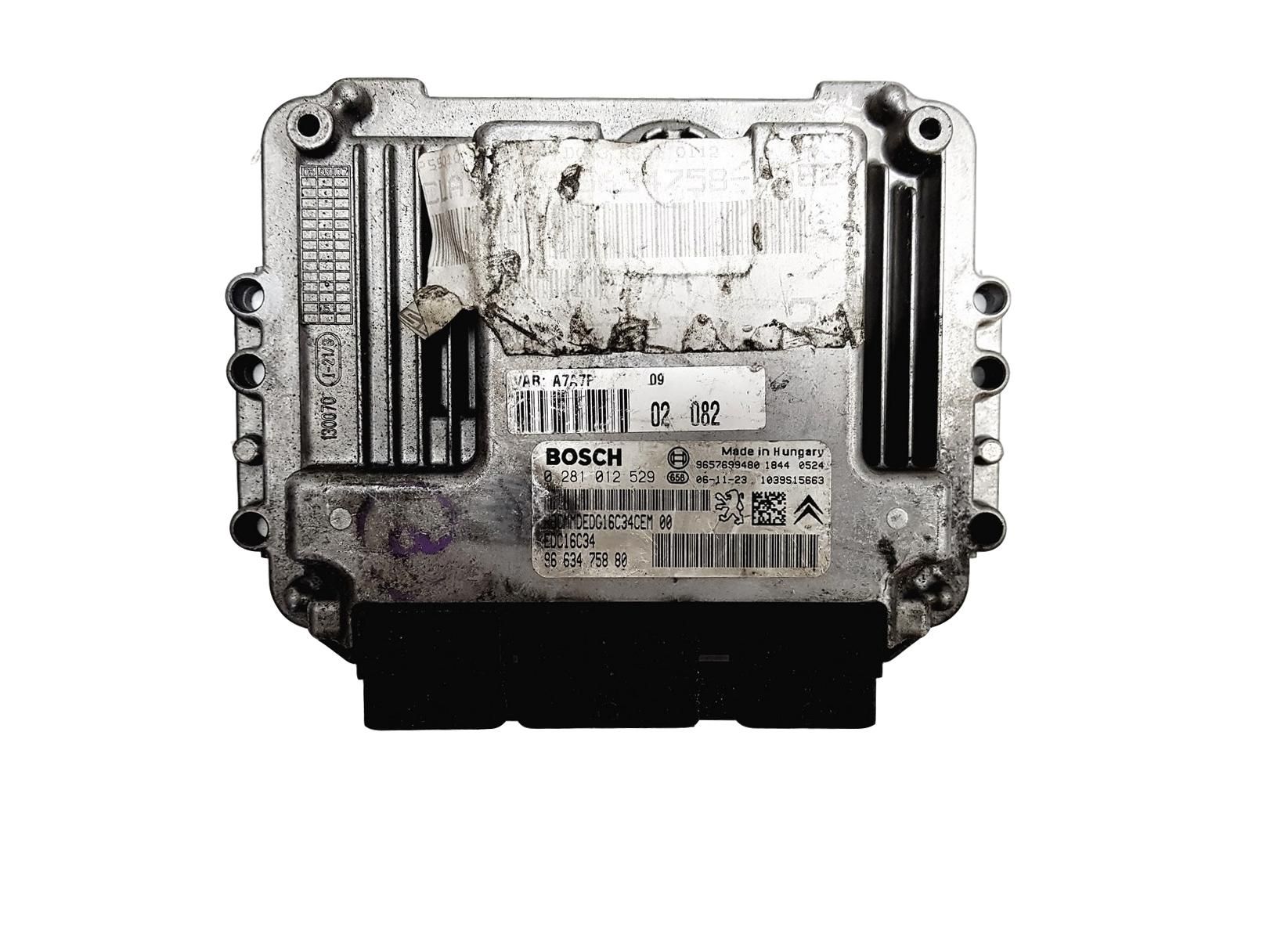 Steuergerät 0281012529 9663475880 9657699480 PSA Bosch 11921 main product photo