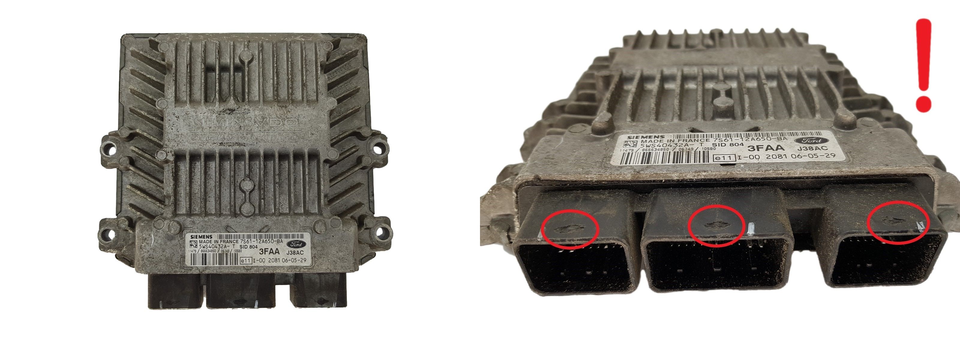 Steuergerät 7S61-12A650-BA 5WS40432A-T 3FAA Ford Siemens 13960 main product photo