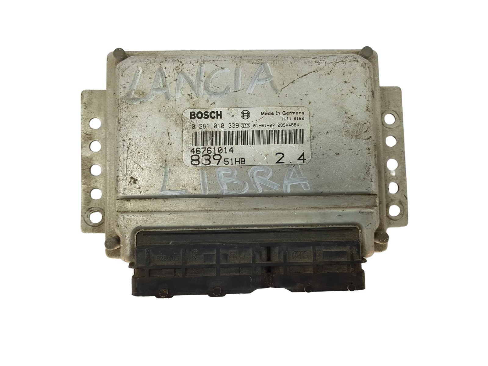 Steuergerät 0281010339 46761014 83951HB Lancia Bosch main product photo
