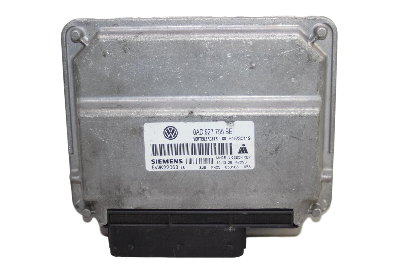 Motorsteuerung 0AD927755BE 5WK22063 VW main product photo