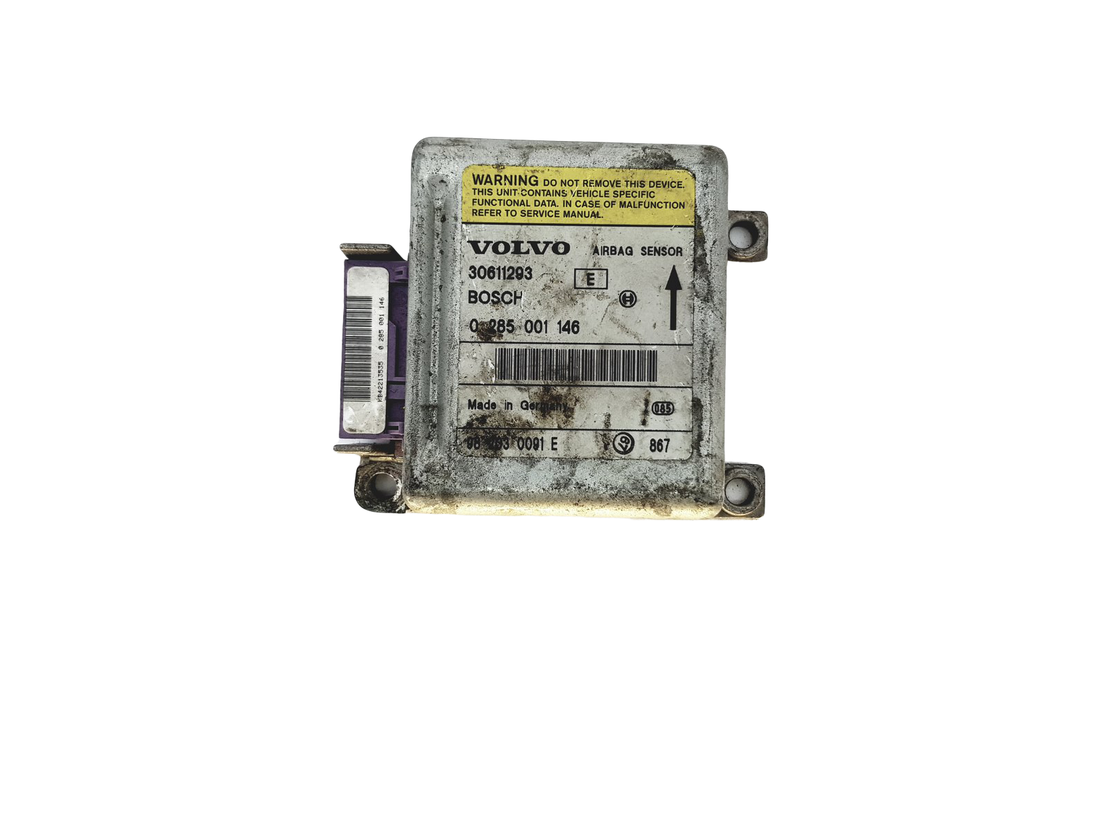 Steuergerät Moduł 30611293 0285001146 Volvo Bosch main product photo