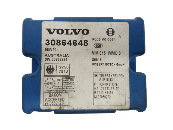 Steuergerät Moduł Volvo 30864648 F005V00061 Bosch main product photo