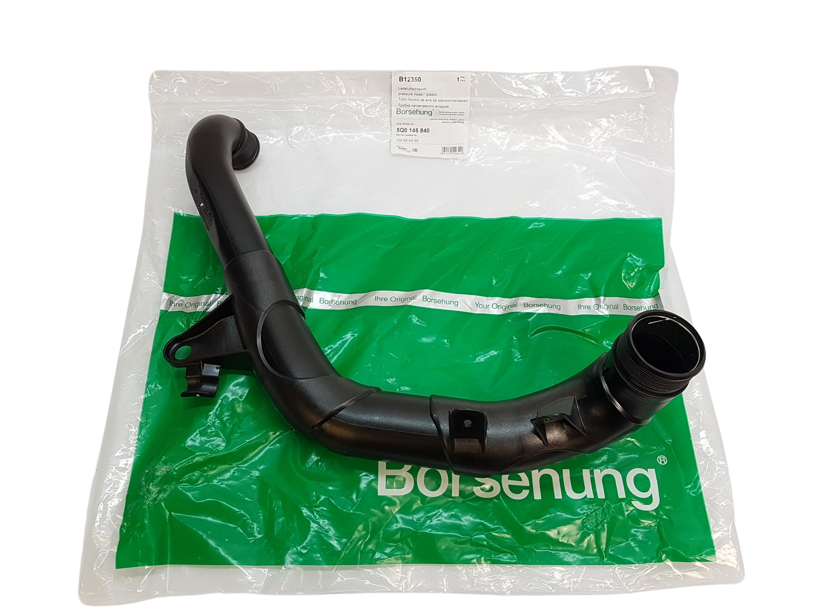 Ladeluftschlauch VW Audi Seat Skoda 5Q0145840 B12350 Borsehung main product photo