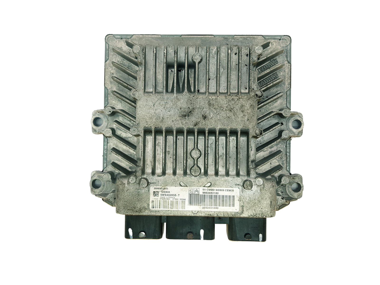 Steuergerät 9663483180 9653451880 5WS40285E-T SID806 PSA Siemens 32505 main product photo