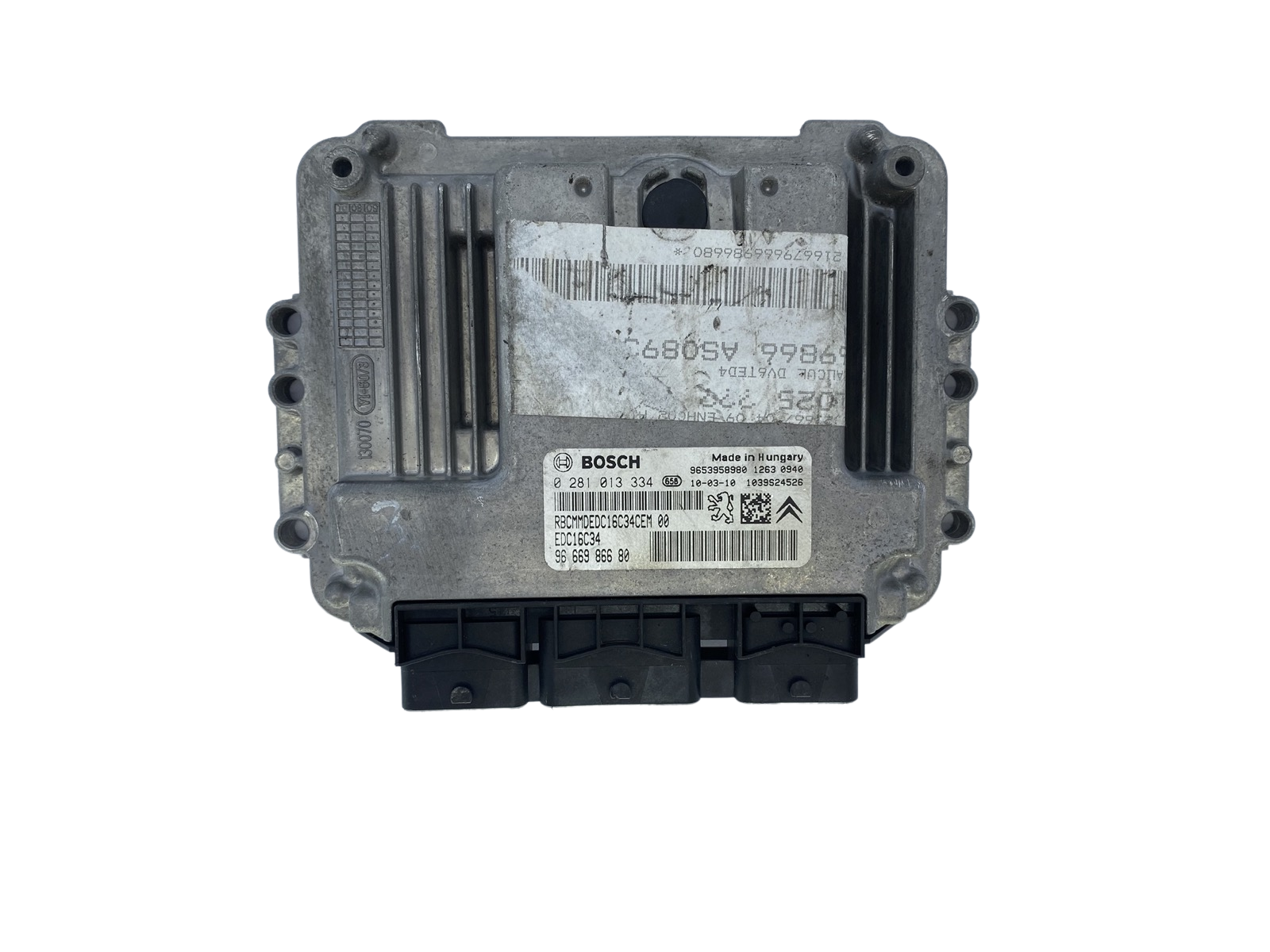 Steuergerät 9666986680 0281013334 9653958980 PSA Bosch 51327 main product photo