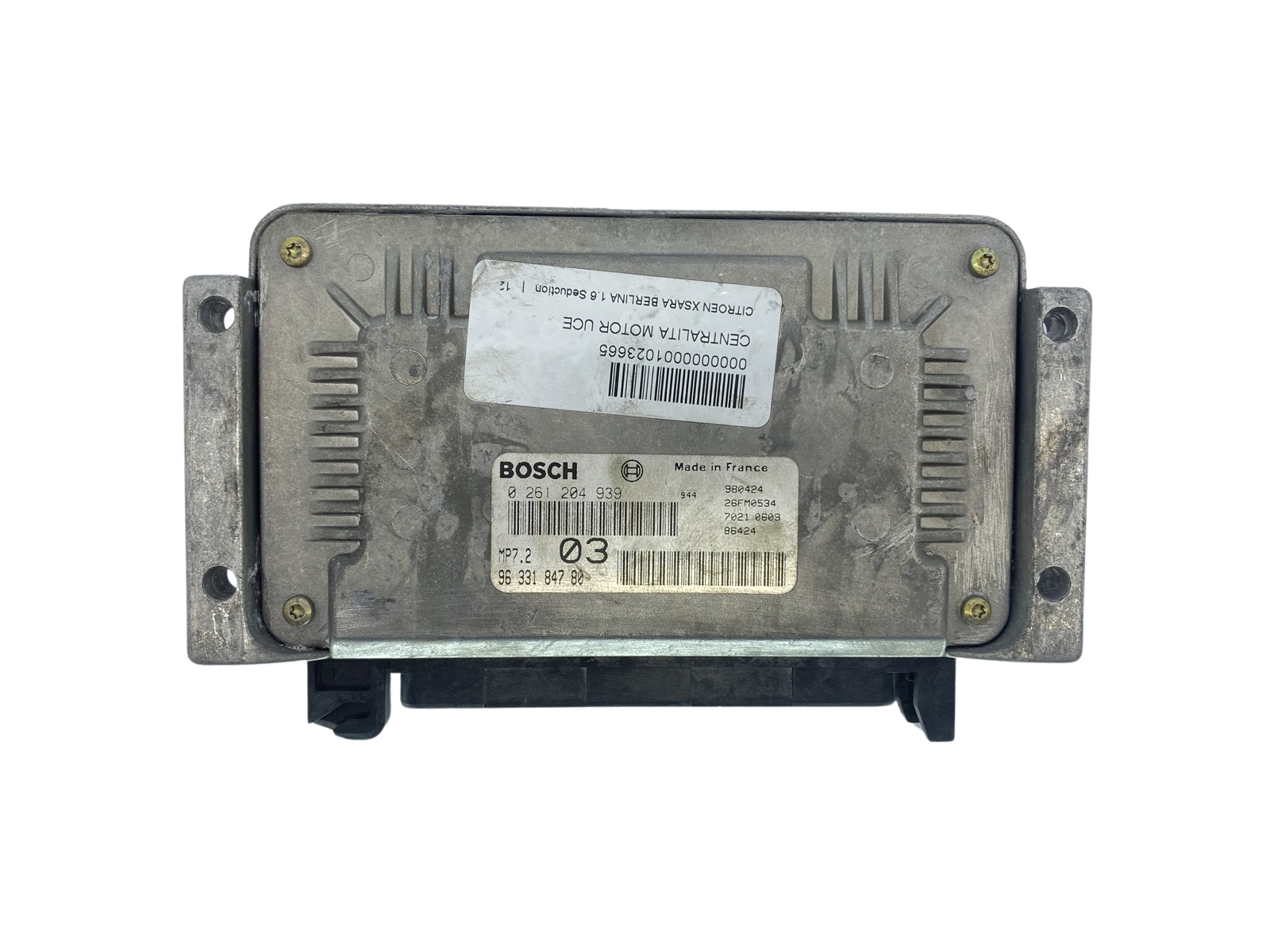 Steuergerät 0261204939 9633184780 26FM0534 PSA Bosch 63189 main product photo