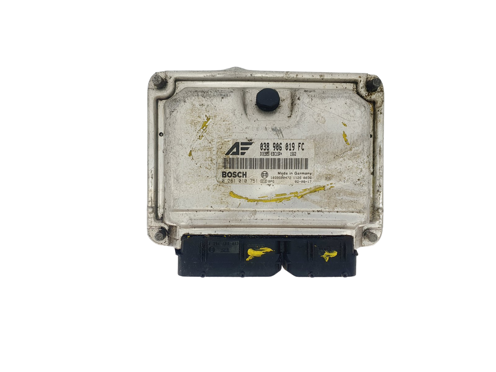 Steuergerät 038906019FC 0281010751 VW Seat Bosch 44627 main product photo
