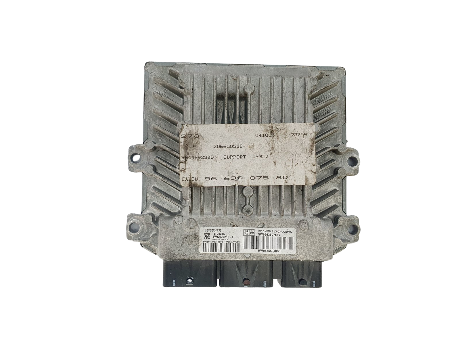 Steuergerät 5WS40421F-T 9663607580 9655534080 PSA Siemens 39868 main product photo