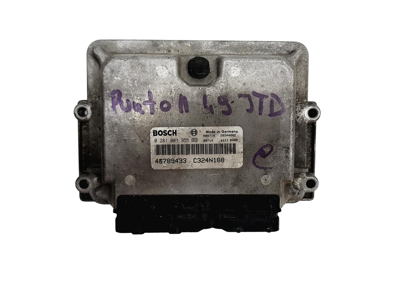 Steuergerät 46789433 0281001955 Fiat Bosch 11503 main product photo