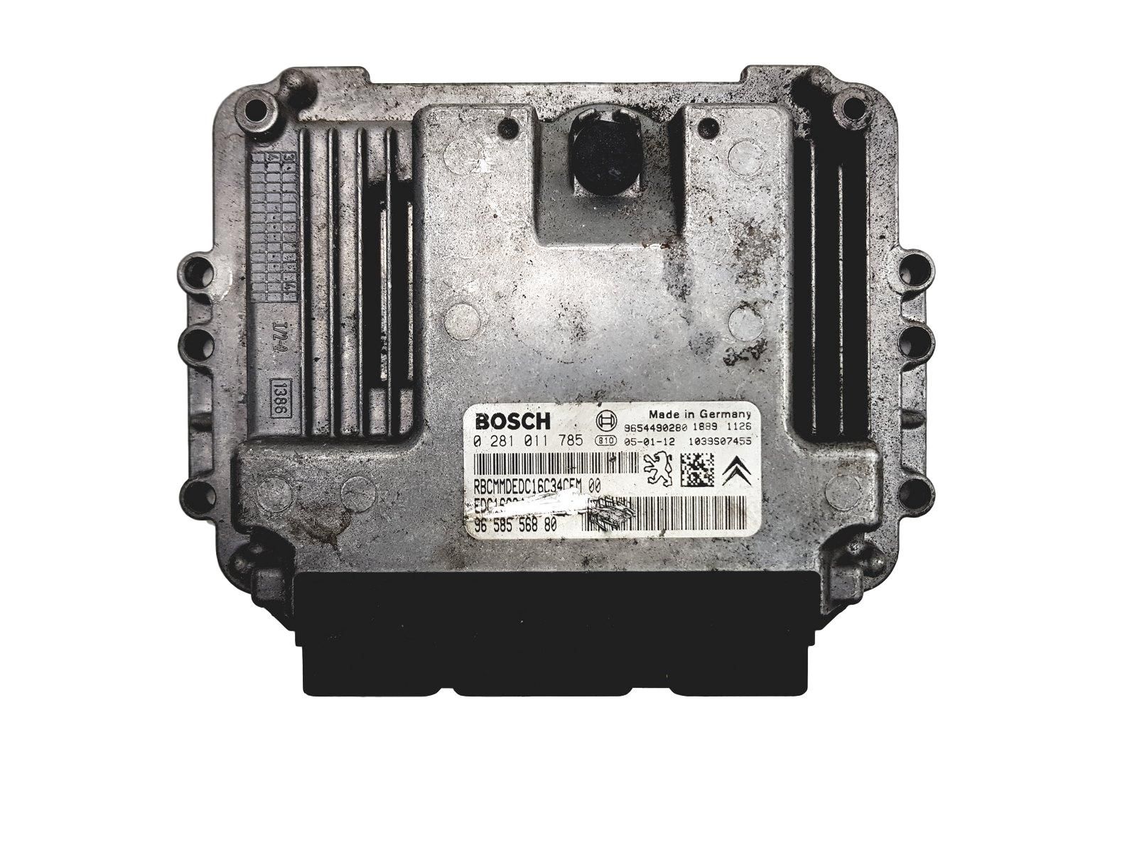 Steuergerät 0281011785 9658556880 9654490280 PSA Bosch 2989 main product photo