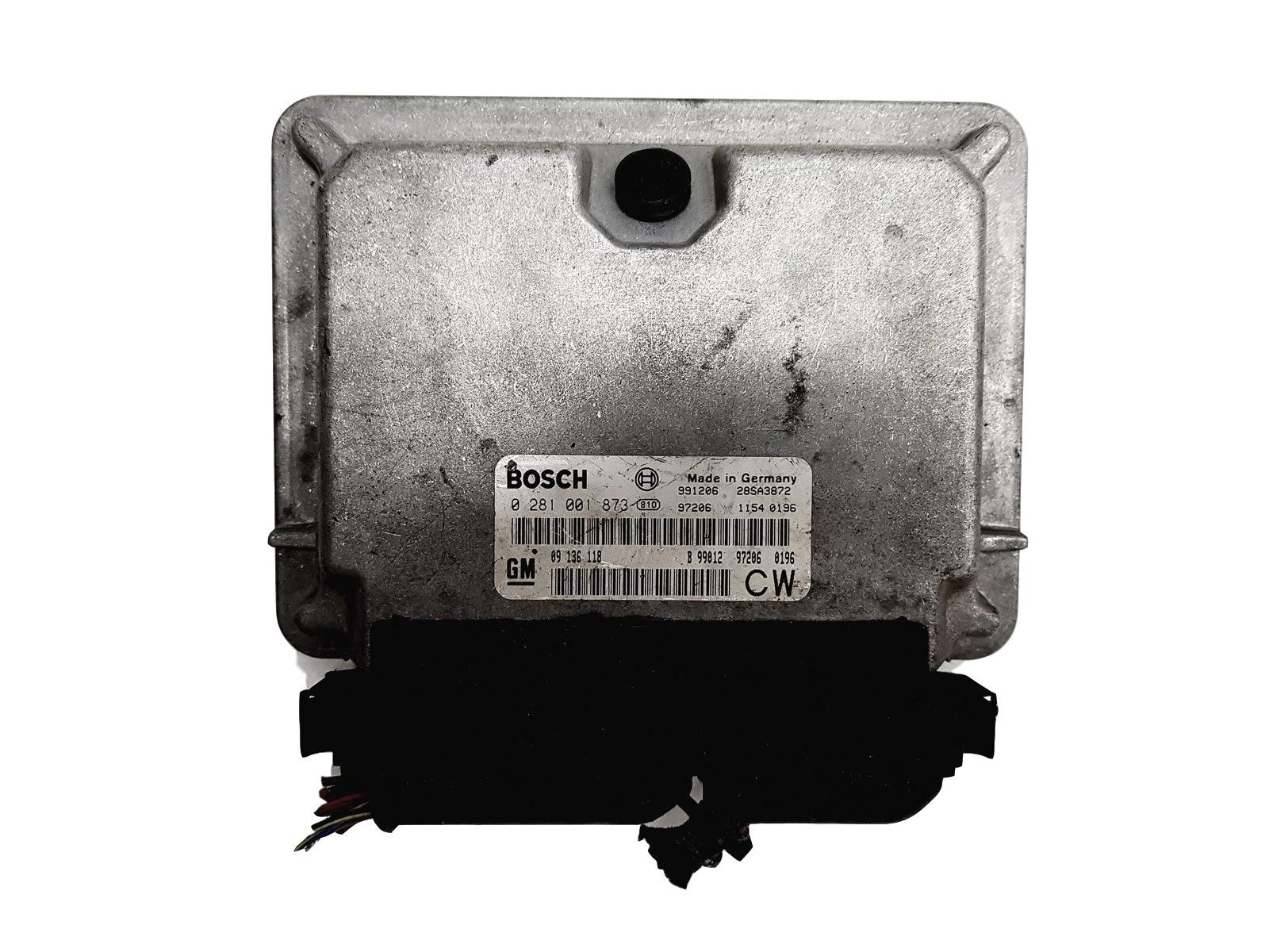 Steuergerät 0281001873 09136118 CW Opel Bosch 11337 main product photo