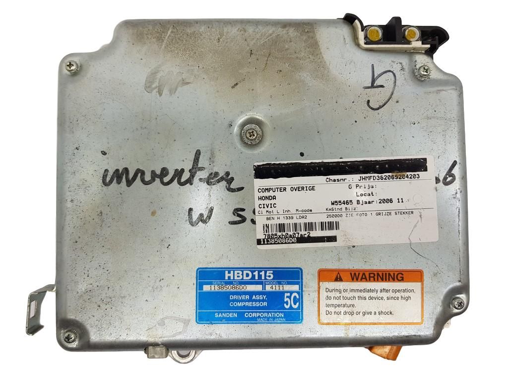 Steuergerät Honda HBD115 4111 11385086D0 Sanden main product photo