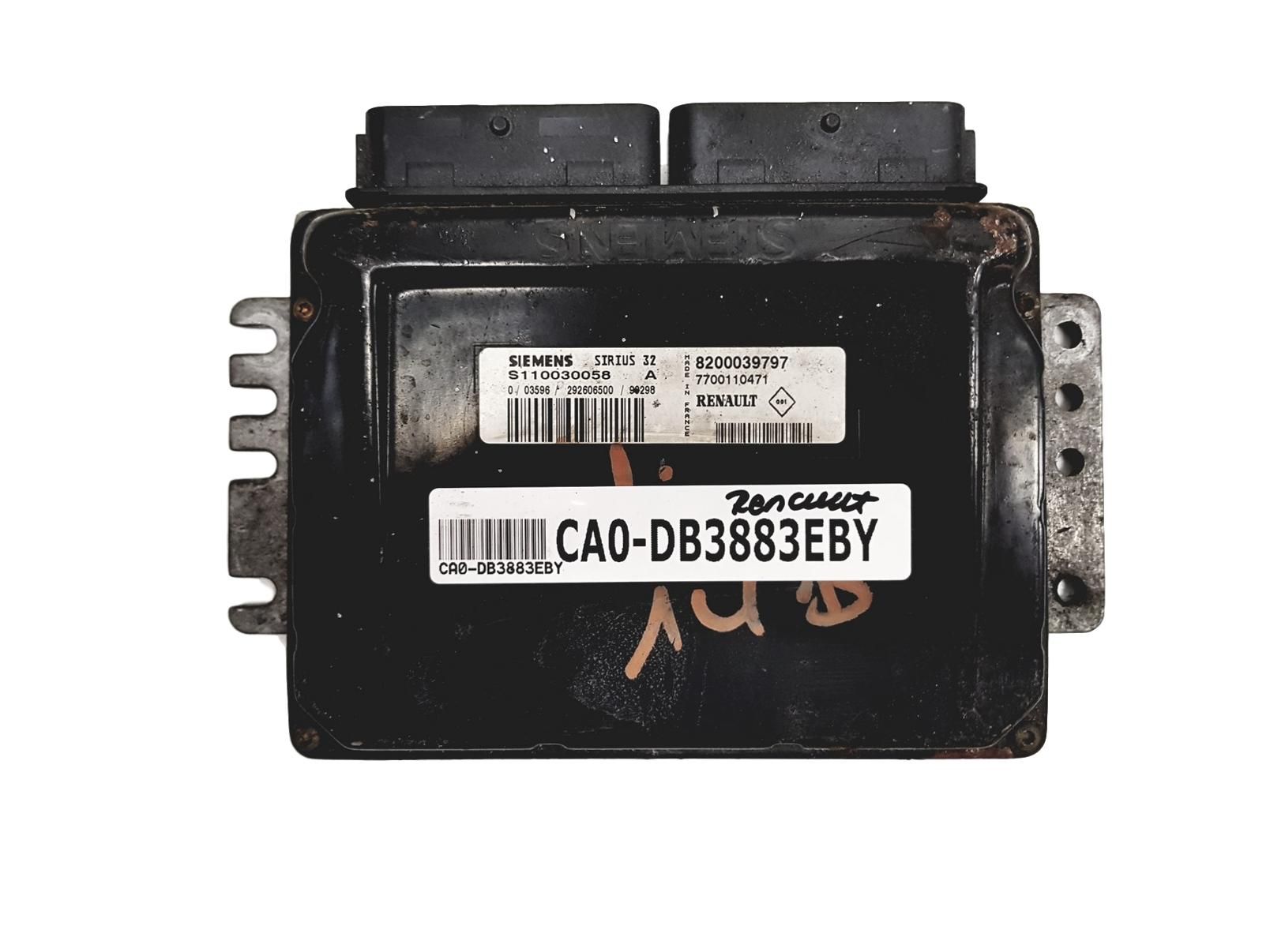 Steuergerät S110030058A 8200039797 7700110471 Renault Siemens 3883 main product photo