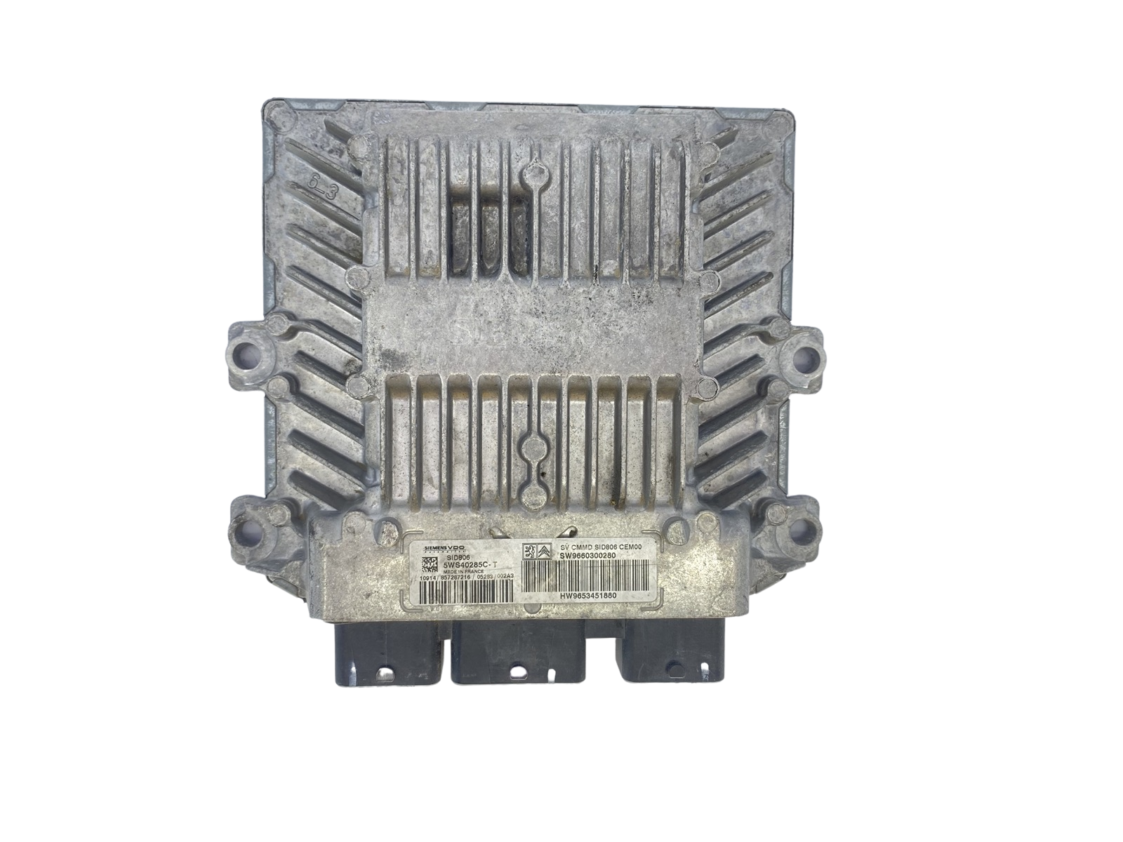 Steuergerät 9660300280 9653451880 5WS40285C-T PSA Siemens 60496 main product photo