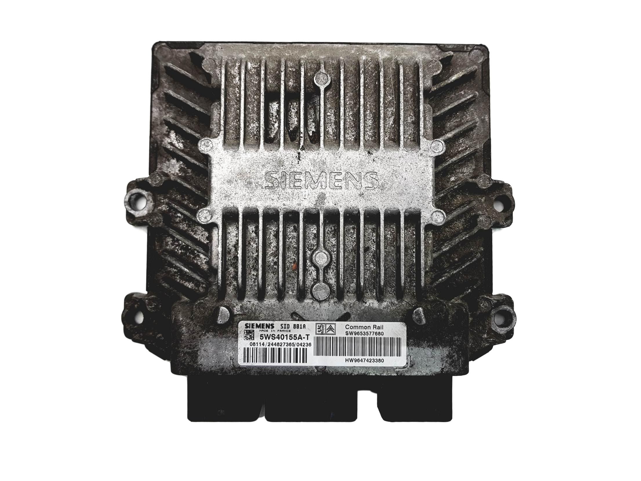 Steuergerät 9653577680 9647423380 5WS40155A-T PSA Siemens main product photo