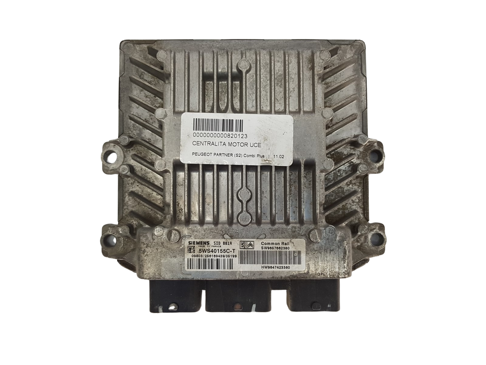 Steuergerät 9657662380 9647423380 5WS40155C-T PSA Siemens 3200 main product photo