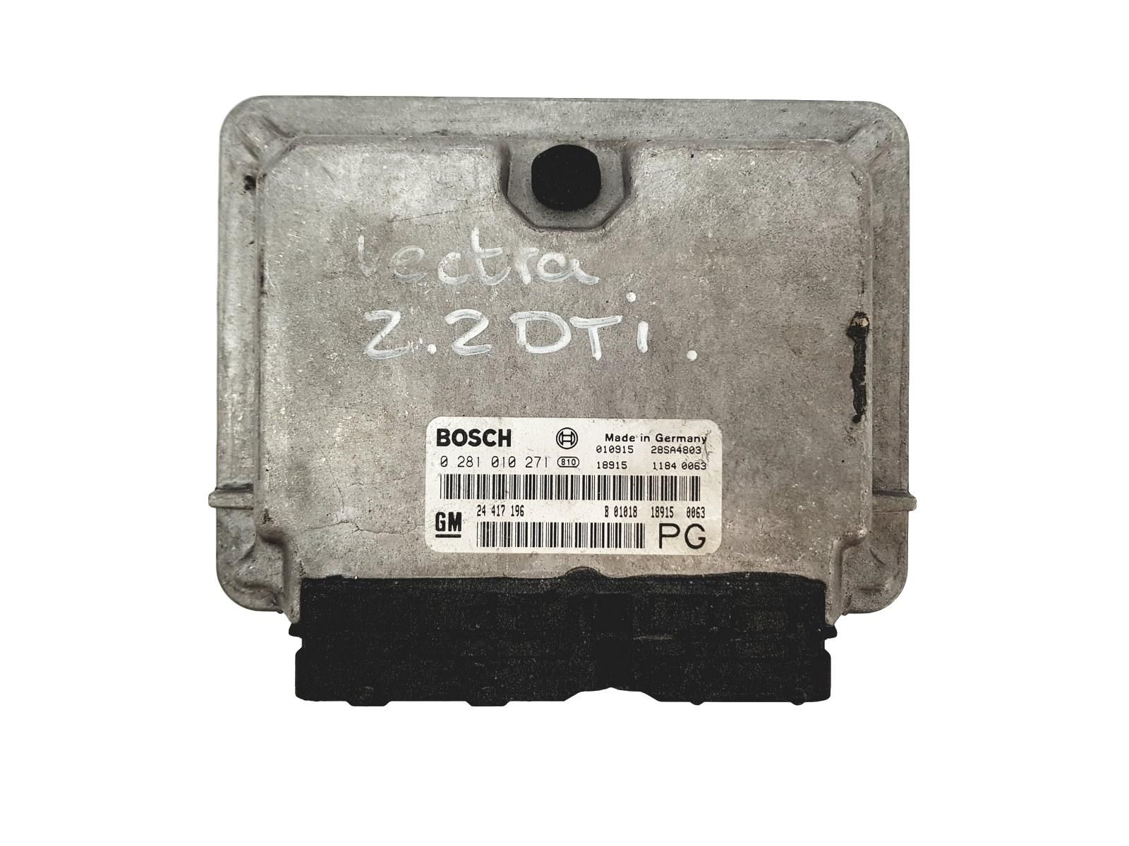 Steuergerät 0281010271 24417196 PG Opel Bosch 13190 main product photo