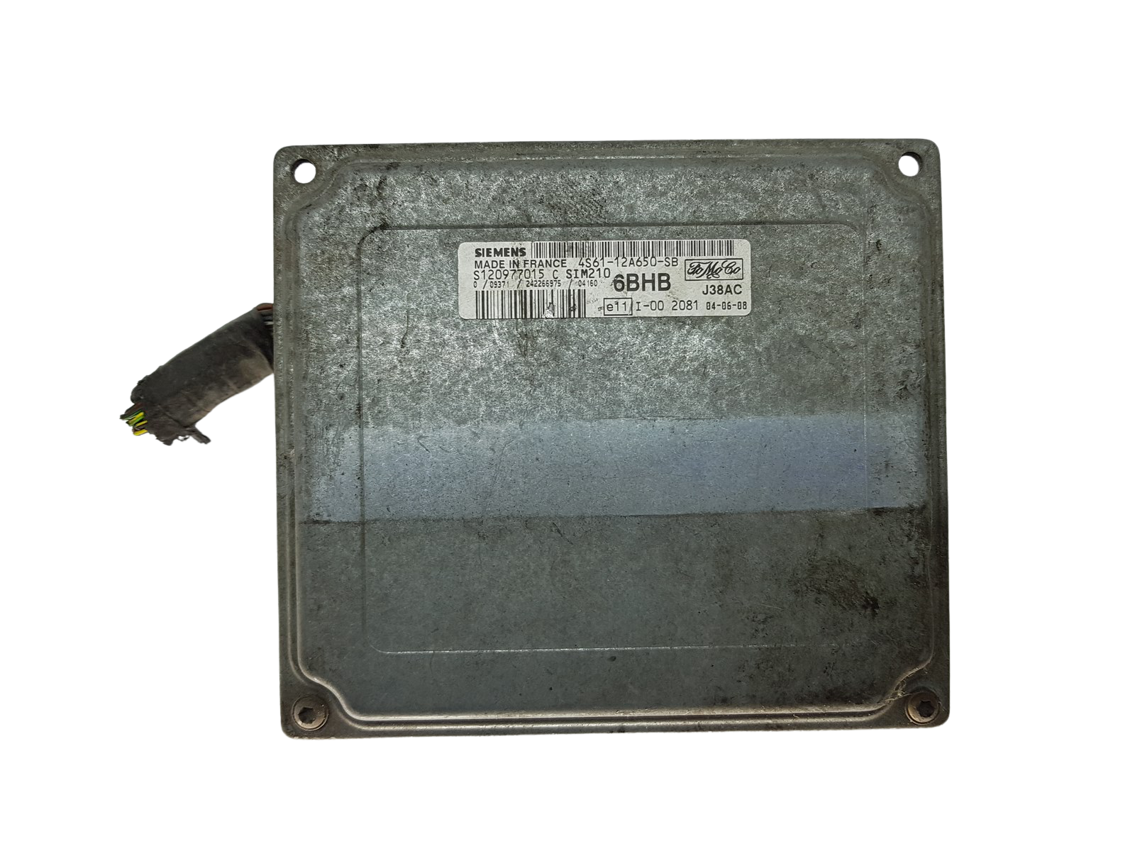 Steuergerät 4S61-12A650-SB S120977015C 6BHB Ford Mazda Siemens 13962 main product photo