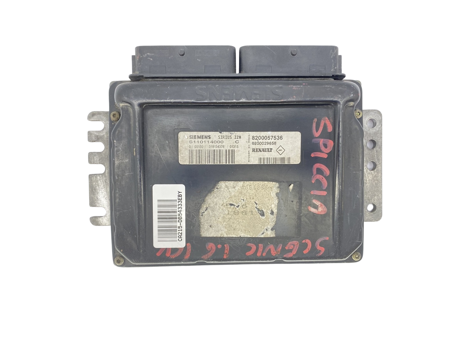 Steuergerät S110114000C 8200057536 8200029658 Renault Siemens 54333 main product photo