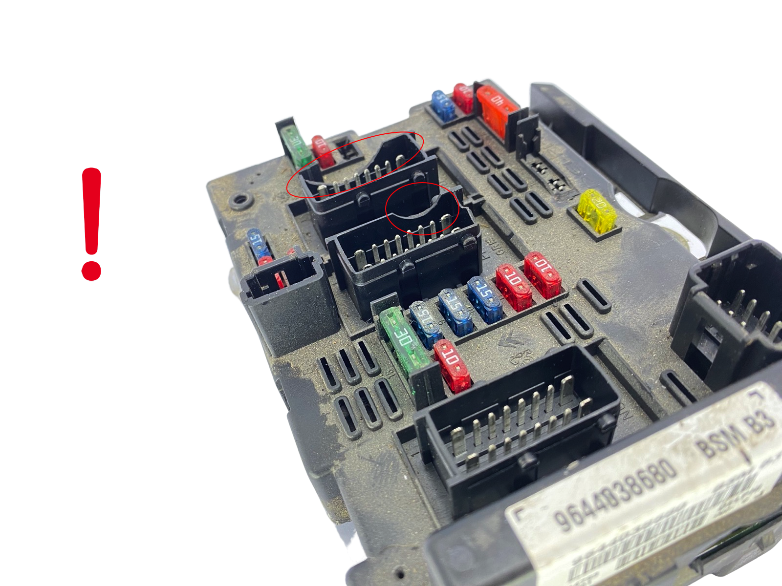 Steuergerät BSM B3 PSA 9644038680 Delphi 59405 main product photo