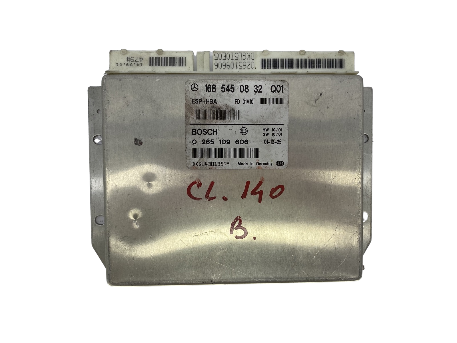 Steuergerät 1685450832Q01 0265109606 Mercedes Bosch 53852 main product photo