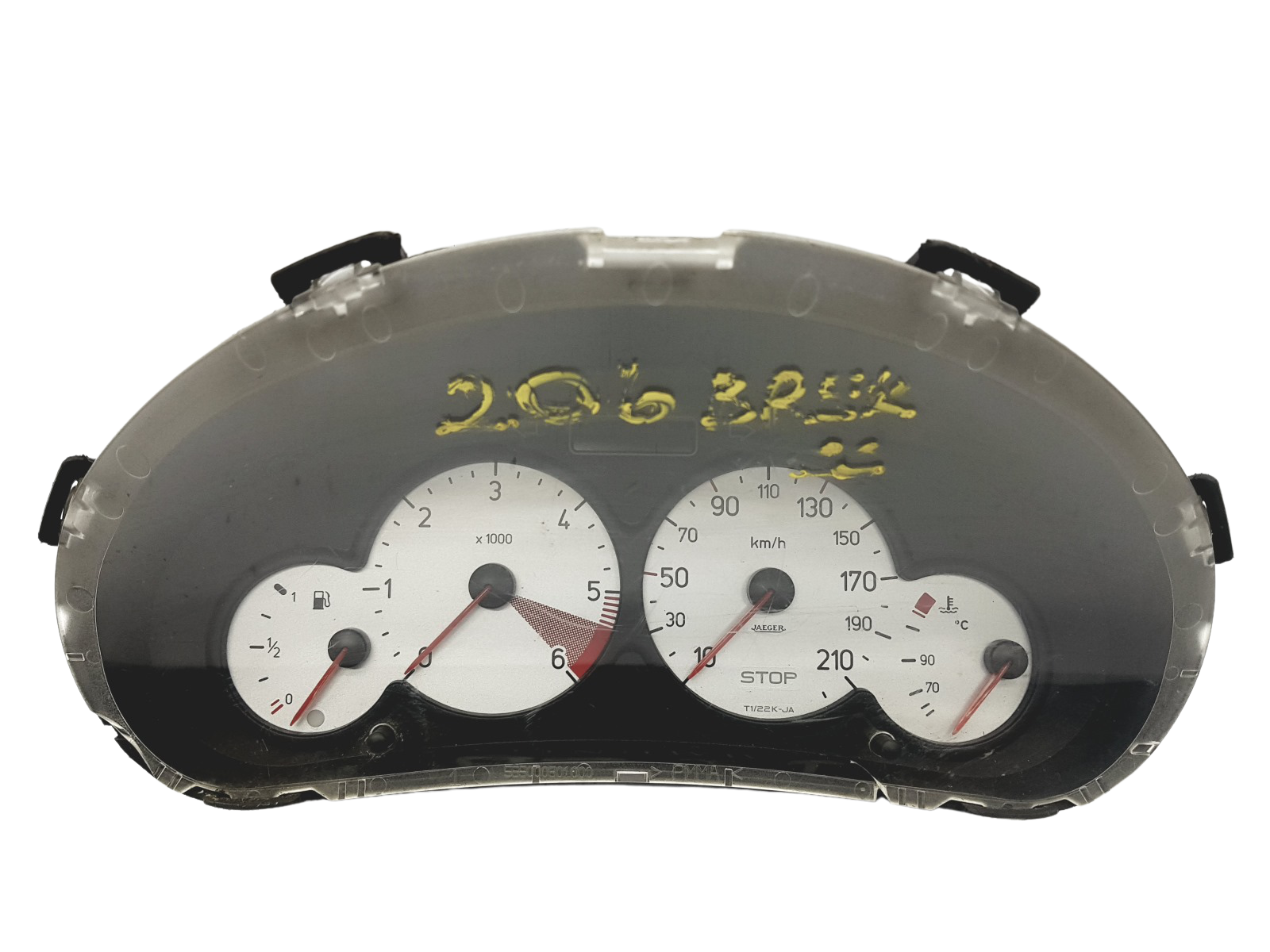 Tacho Kombiinstrument Peugeot 206 9656696280 000500809 43688 main product photo