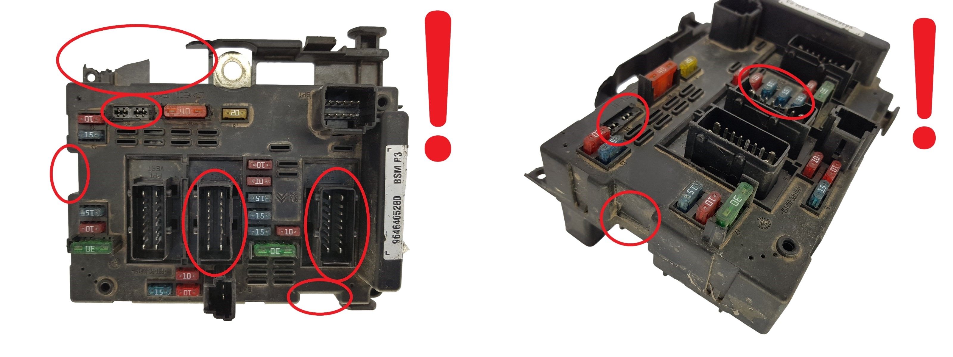 Steuergerät BSM B3 9646405280 PSA Delphi 1460 main product photo