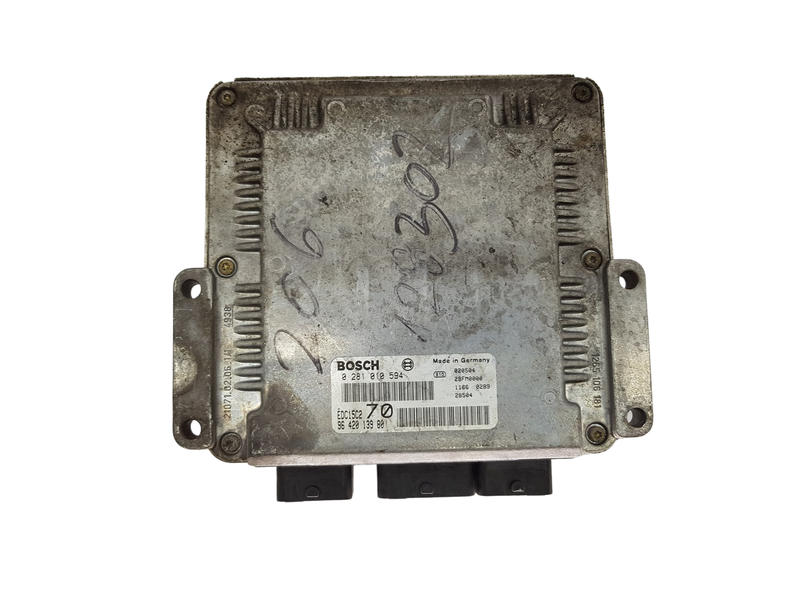 Steuergerät 0281010594 9642013980 EDC15C2 PSA Bosch 19315 main product photo
