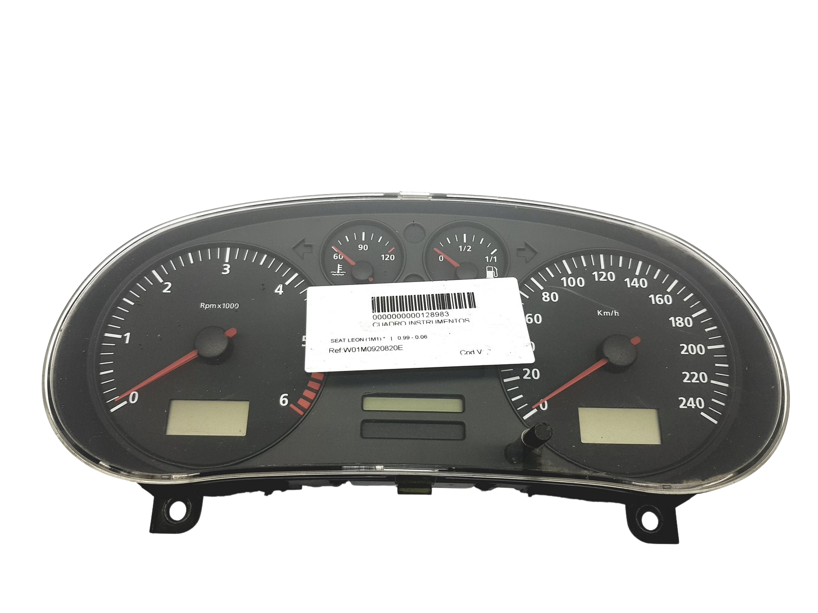 Tacho Kombiinstrument Seat Leon Toledo W01M0920820E 56374 main product photo