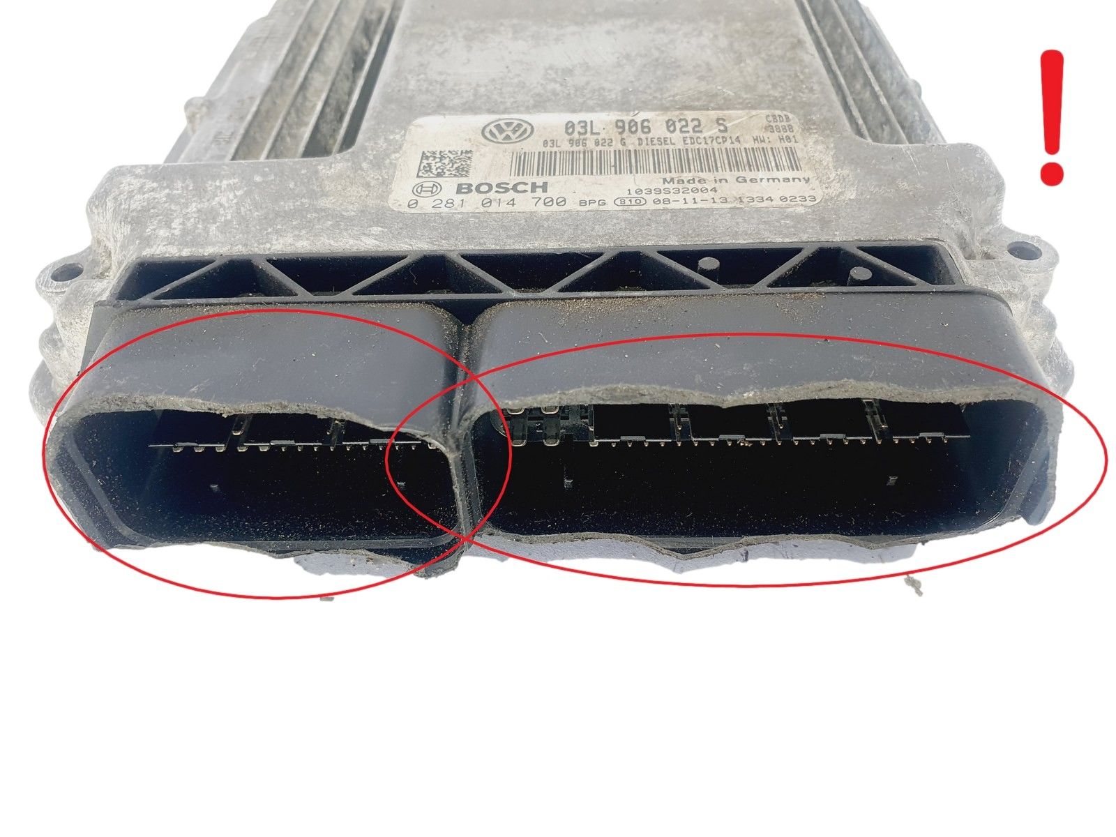 Steuergerät 03L906022S 0281014700 VW Bosch main product photo