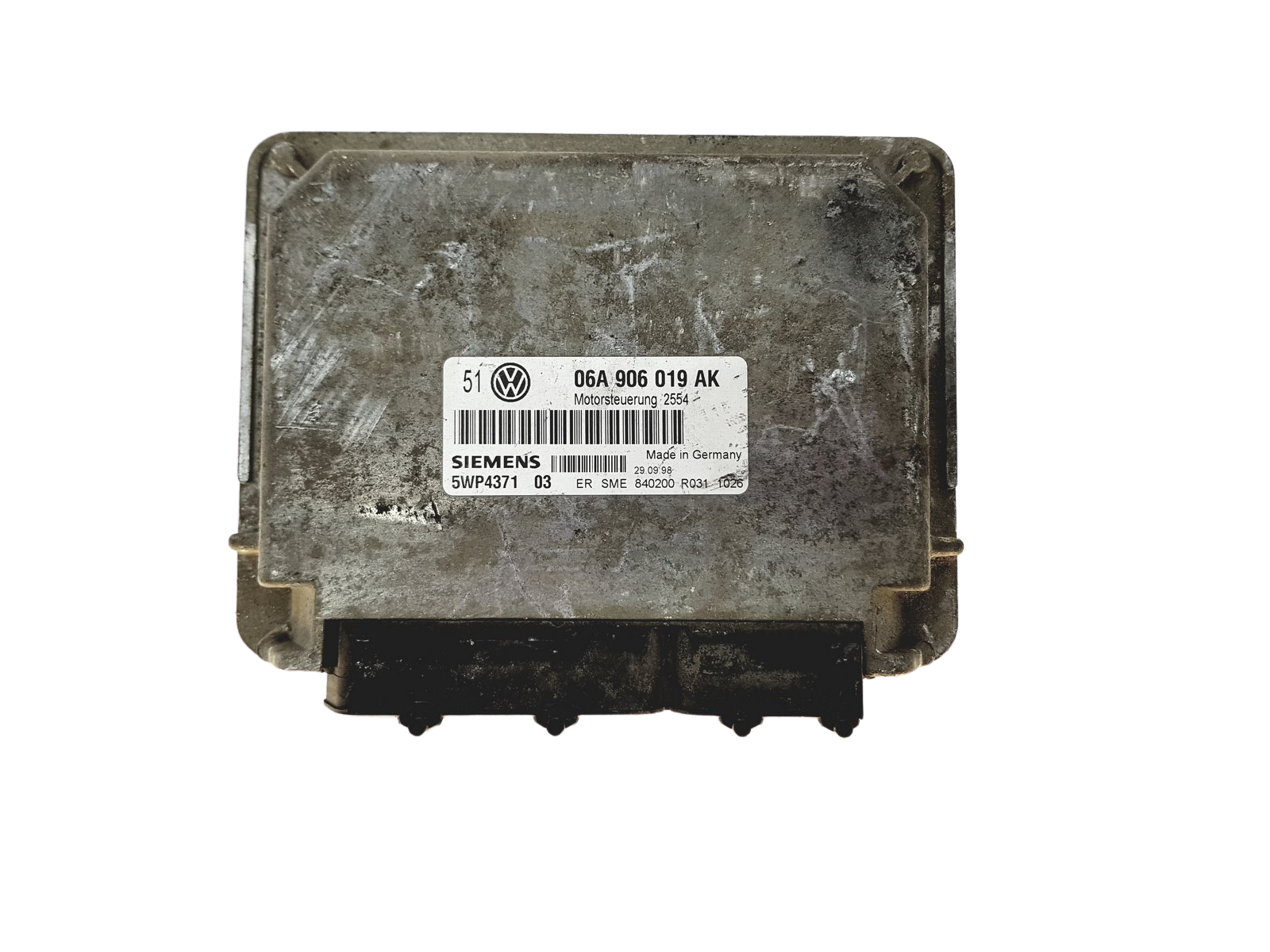 Steuergerät VW 06A906019AK 5WP4371 03 Siemens 27846 main product photo