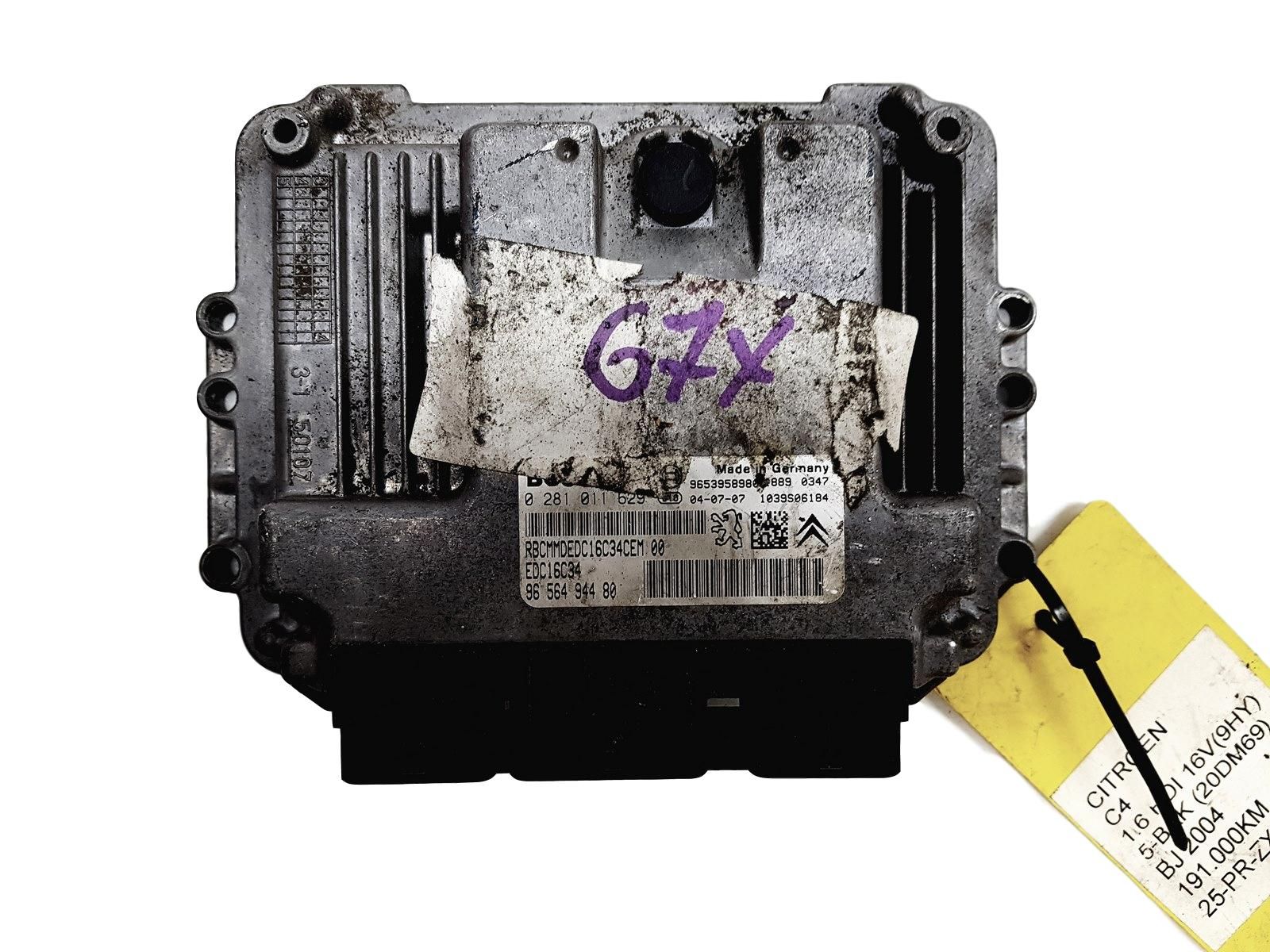 Steuergerät 0281011629 9656494480 9653958980 PSA Bosch main product photo