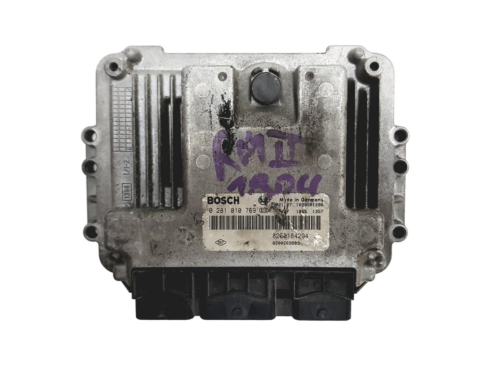 Steuergerät 0281010769 8200184294 8200269883 Renault Bosch 12363 main product photo