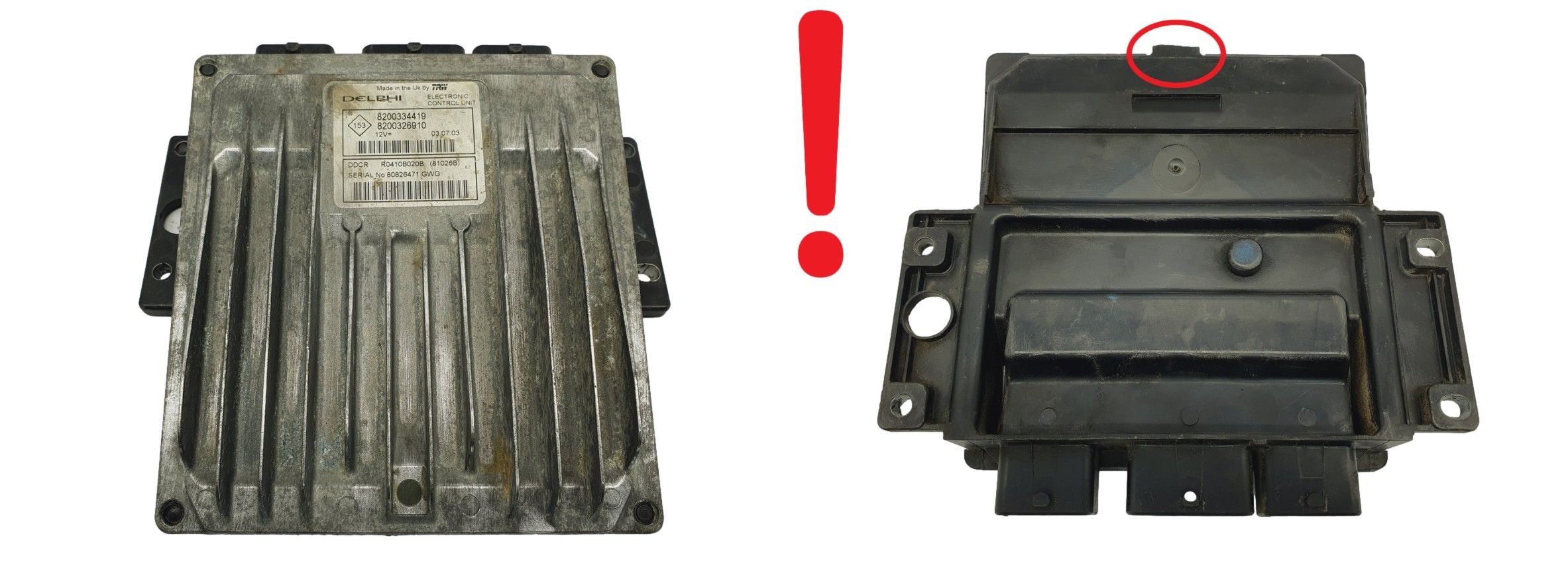 Steuergerät 8200334419 8200326910 R0410B020B Renault Delphi 68582 main product photo
