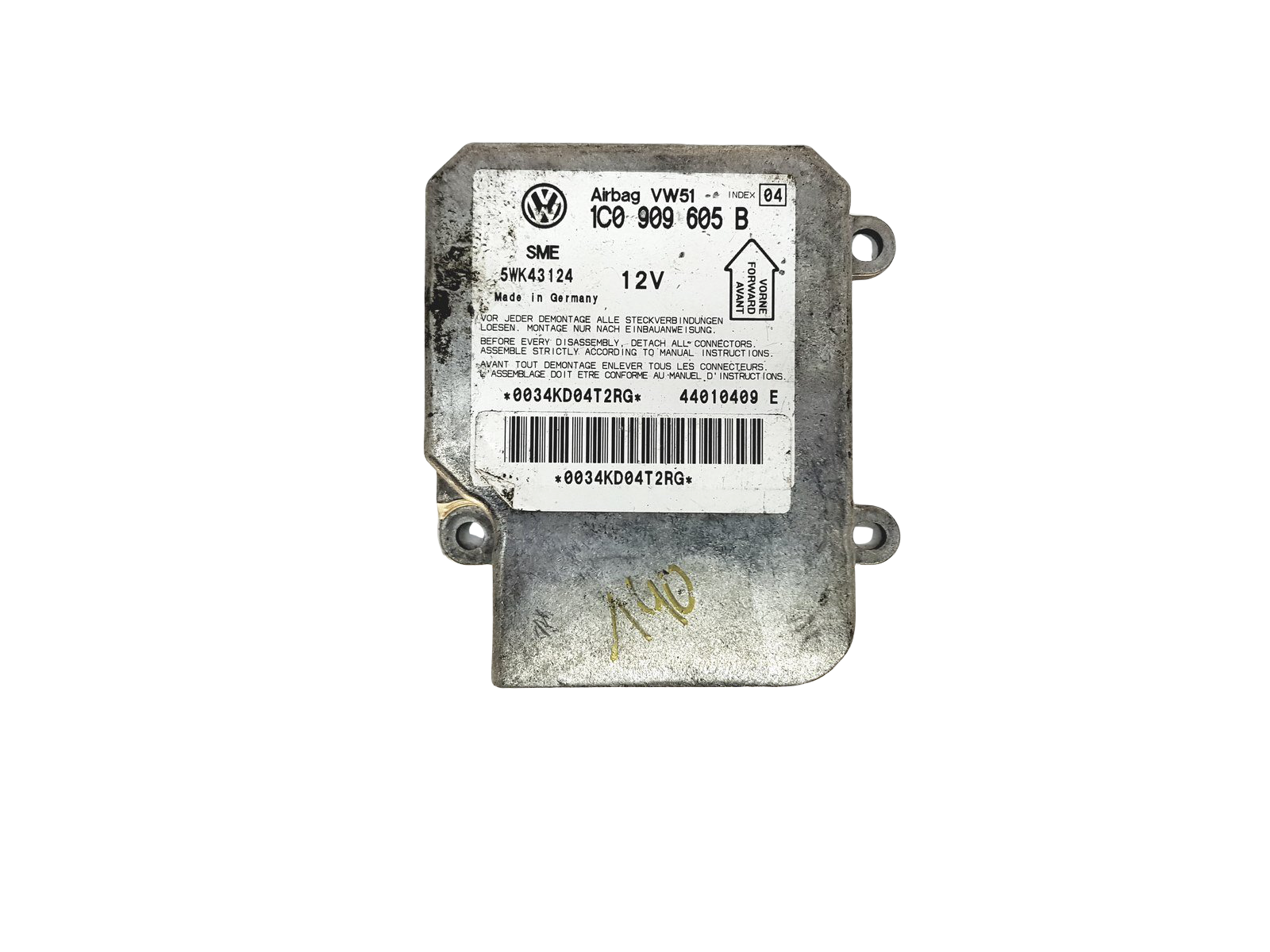 Steuergerät Moduł 1K0909605B 5WK43124 VW Siemens main product photo
