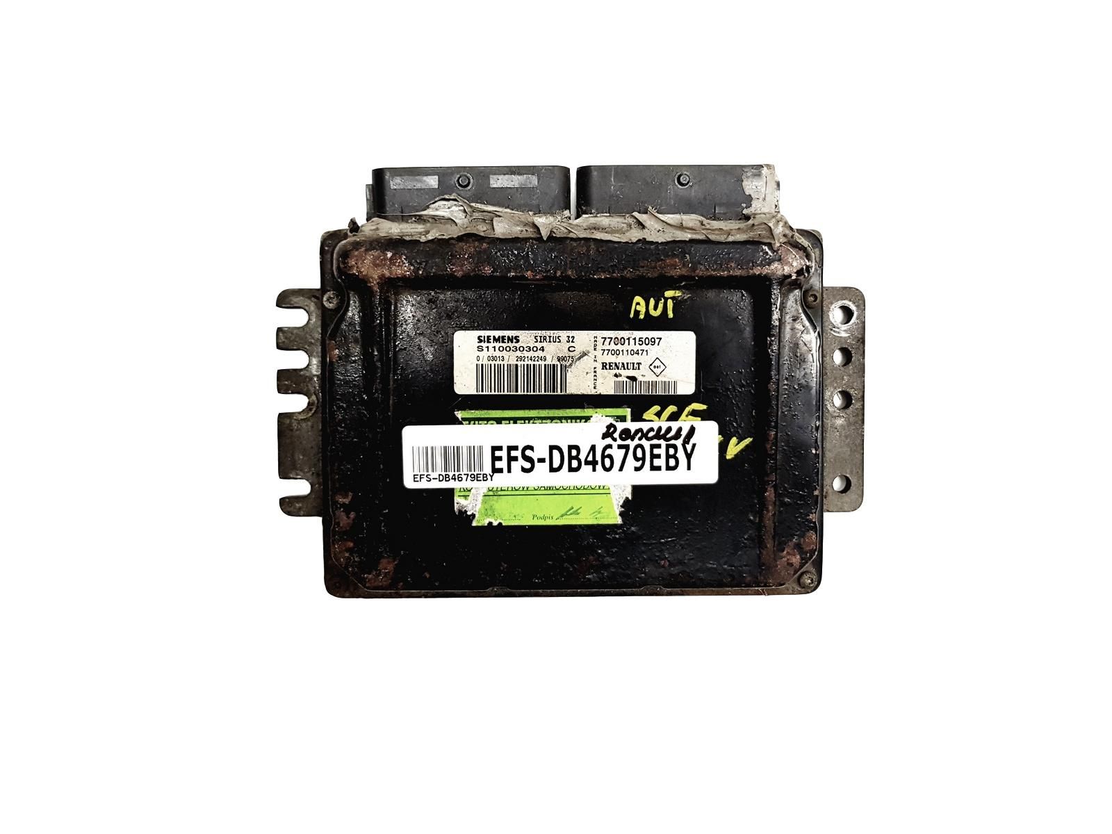 Steuergerät S110030304C 7700115097 7700110471 Renault Siemens 4679 main product photo