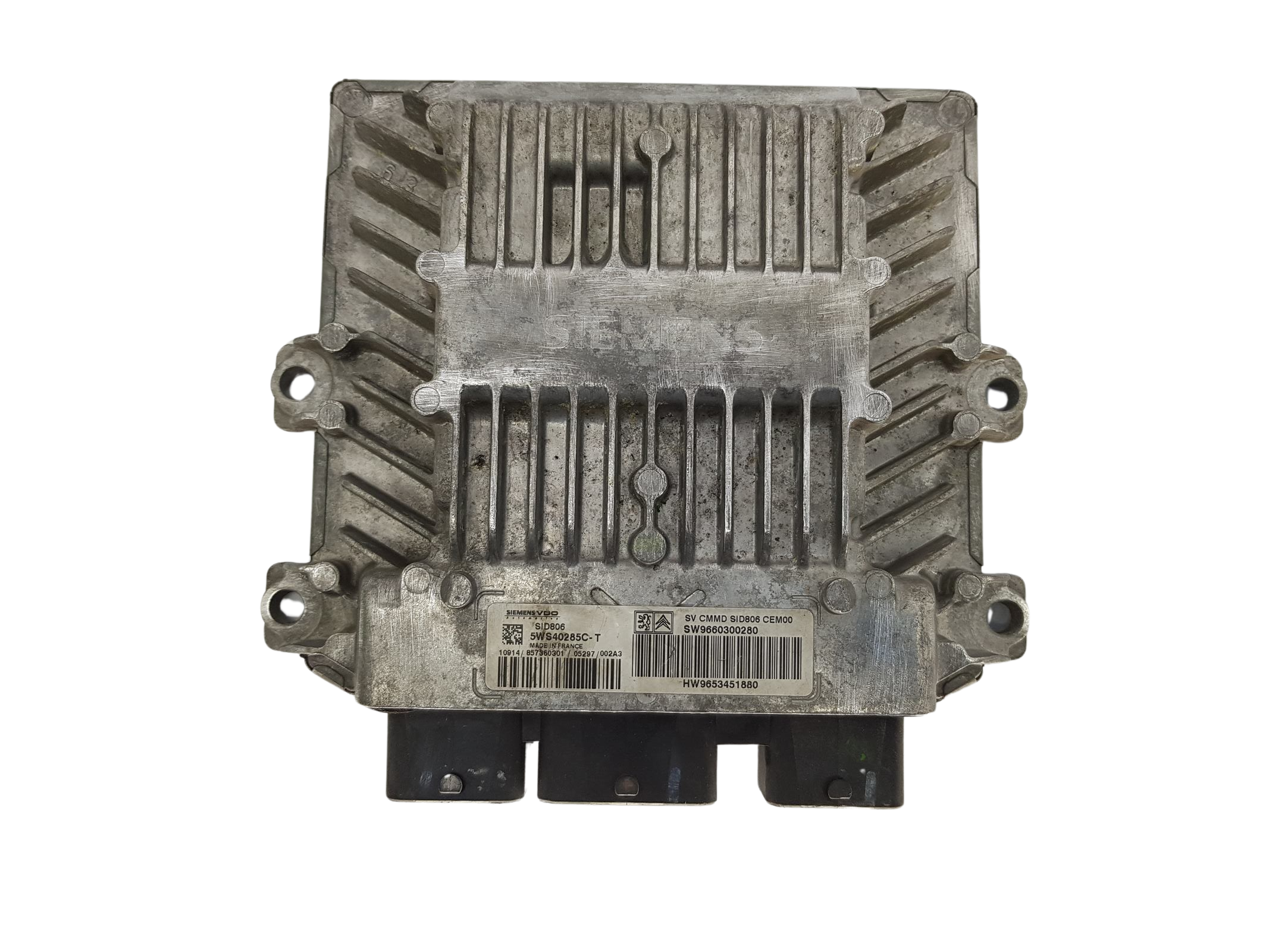 Steuergerät 9660300280 9653451880 5WS40285C-T PSA Siemens 3464 main product photo