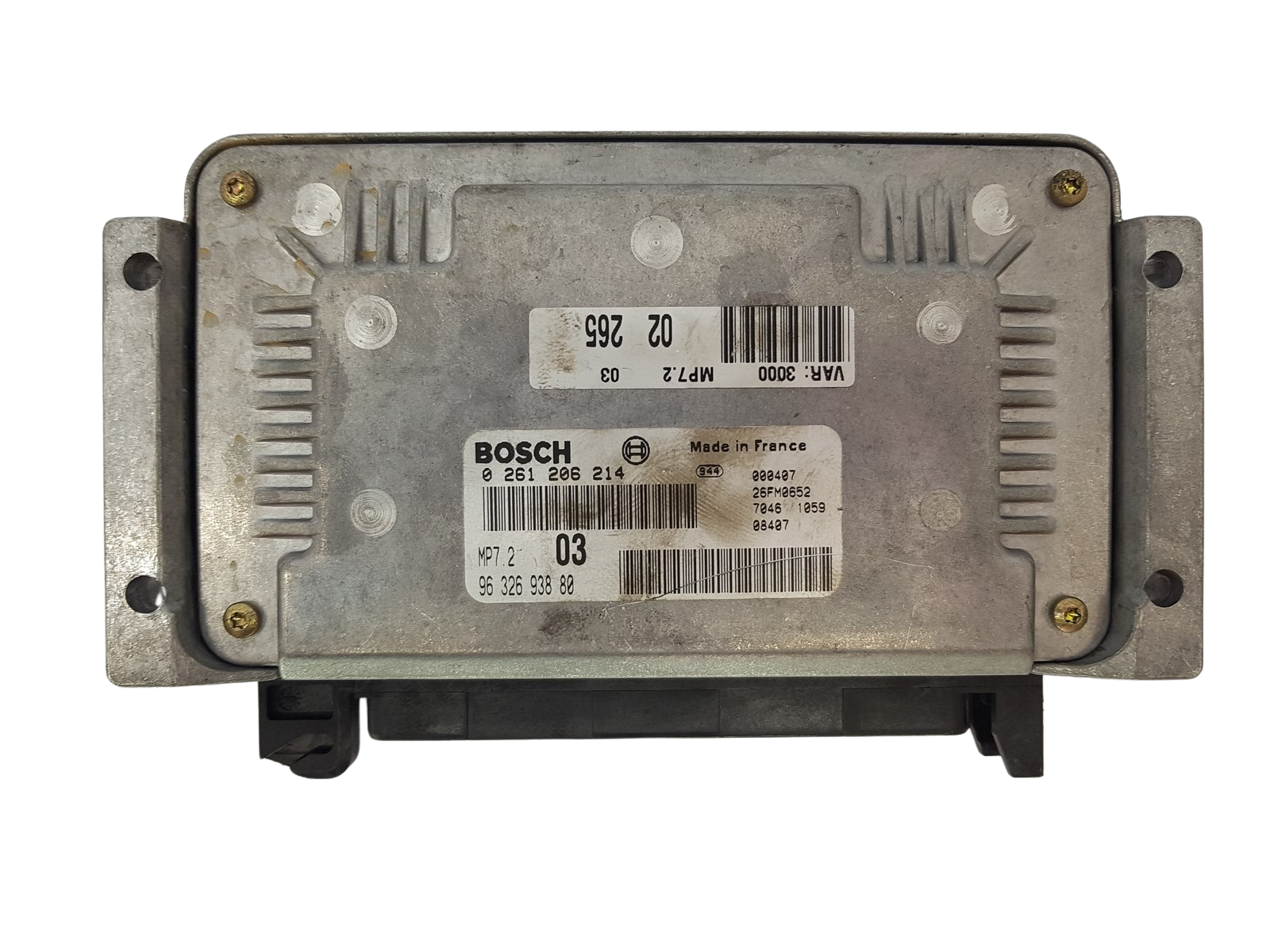Steuergerät 0261206214 9632693880 26FM0652 PSA Bosch 3012 main product photo