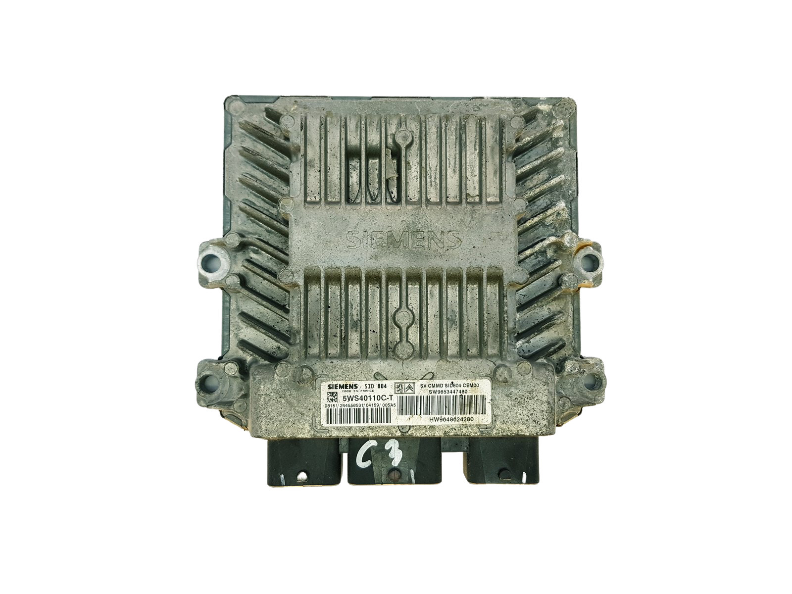 Steuergerät 9653447480 9648624280 5WS40110C-T PSA Siemens 33183 main product photo
