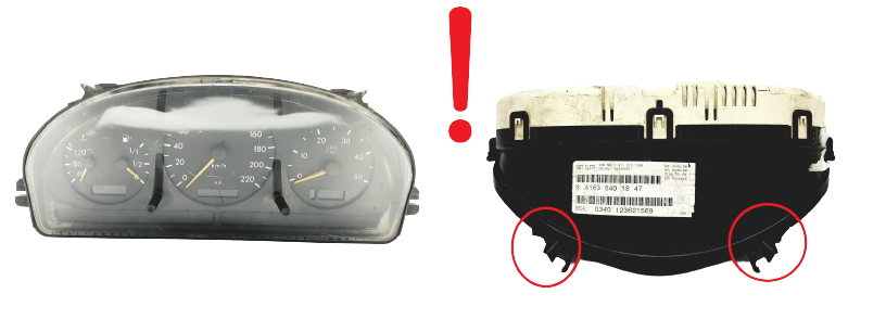 Tacho Kombiinstrument Mercedes ML W163 A1635401847 57886 main product photo