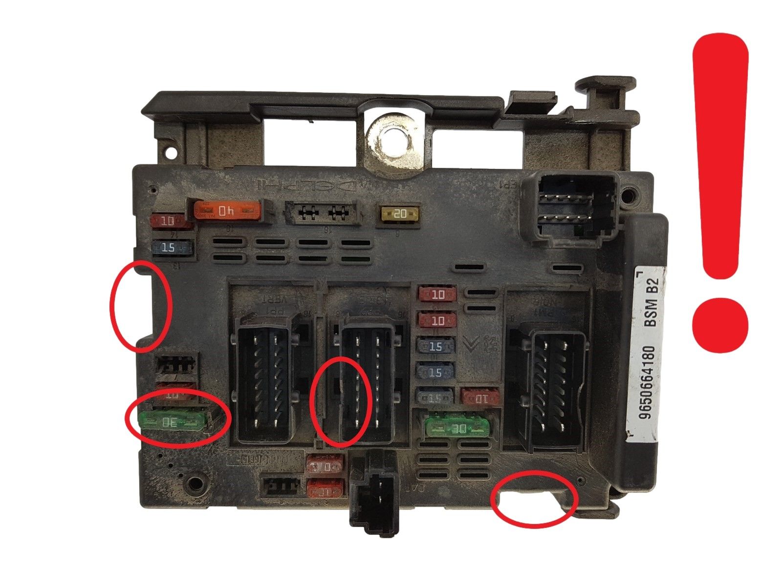 Steuergerät BSM B2 9650664180 PSA Delphi 1247 main product photo