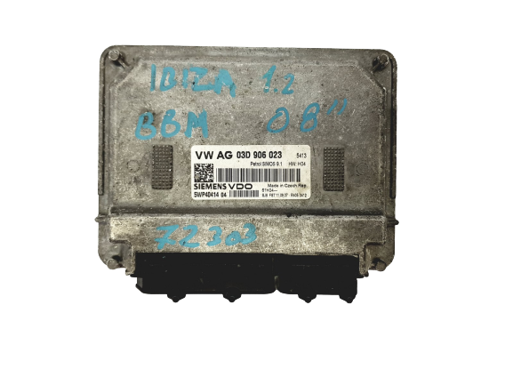 Steuergerät 03D906023 5WP40414 04 VW Siemens main product photo